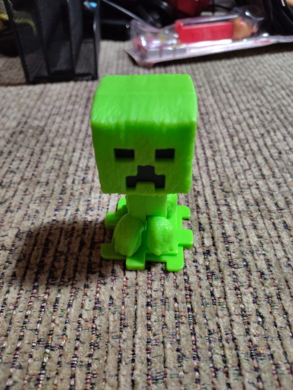 2025 McDonald's Minecraft Movie Happy Meal Toy #6 Creeper - Toy Only
